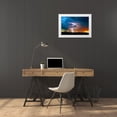 thumbnail image 3 of Taylor, Douglas 14x11 White Modern Wood Framed Museum Art Print Titled - Sunset Thunderstorm, 3 of 4