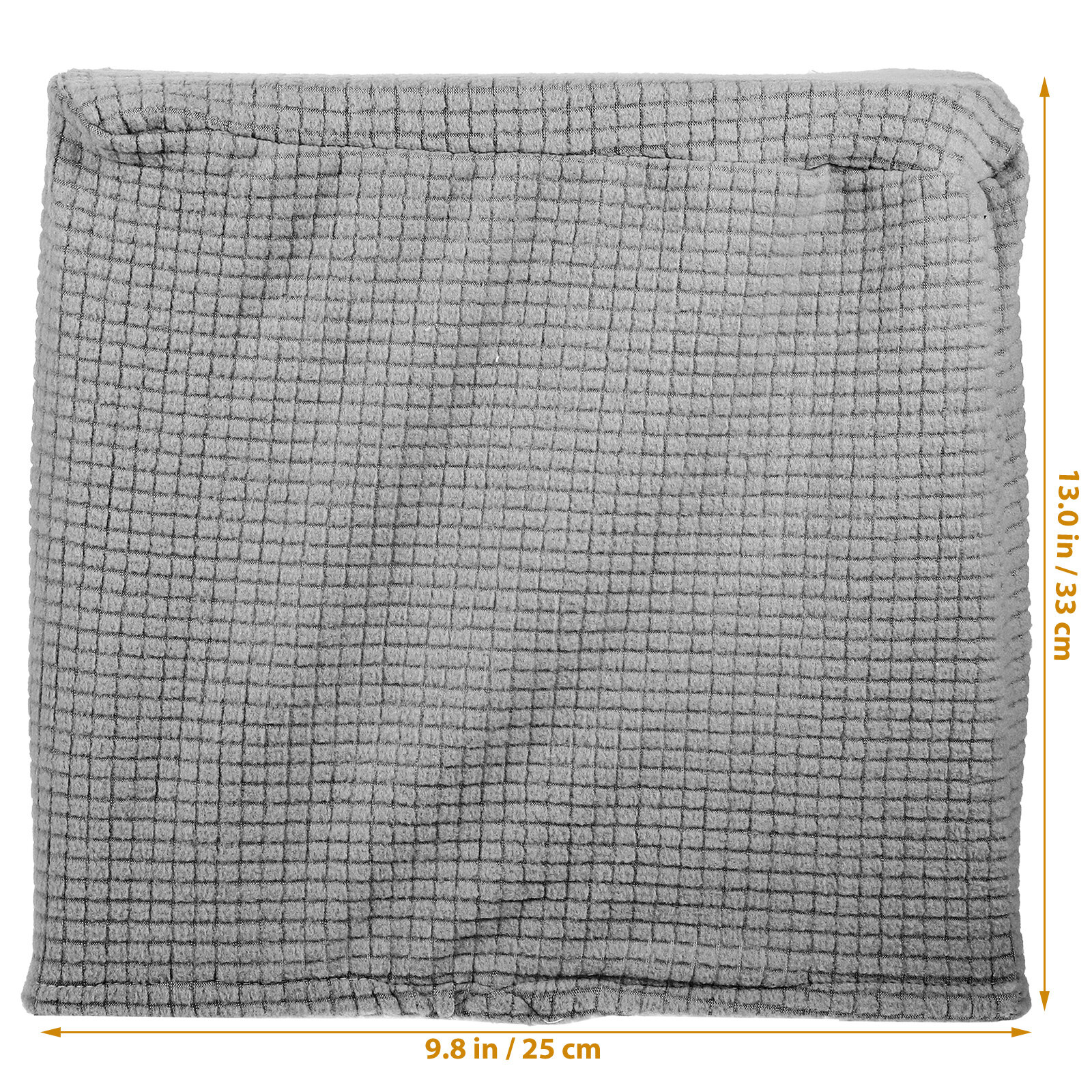 Square Cube Stool Cover Stretch Footrest Stool Cover Solid Color Stool