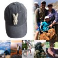thumbnail image 4 of 1 Uds. Gorra de béisbol de conejito, protección solar informal de verano, gorro cálido de invierno, 4 of 5