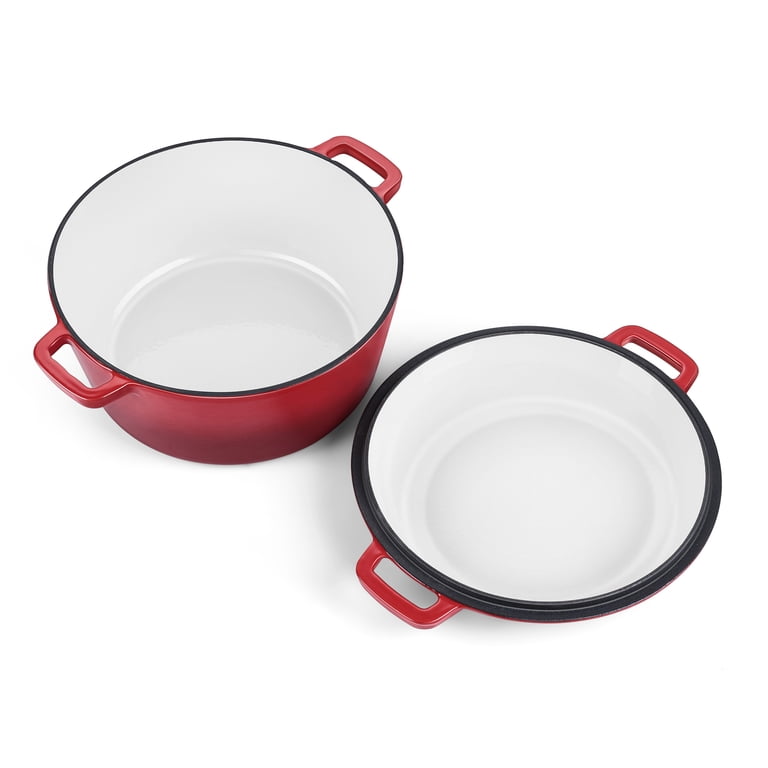 Coliware 5-Quart Enameled Cast Iron Dutch Oven with Lid photo 8