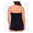 thumbnail image 3 of LAUREN RALPH LAUREN Women's Black Stretch Adjustable Convertible Club Solids One Piece Swimsuit 22W, 3 of 4