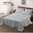 thumbnail image 2 of Sábana encimera Maple&Stone Queen, 229 x 259 cm, 6 unidades, color gris claro, 2 of 5