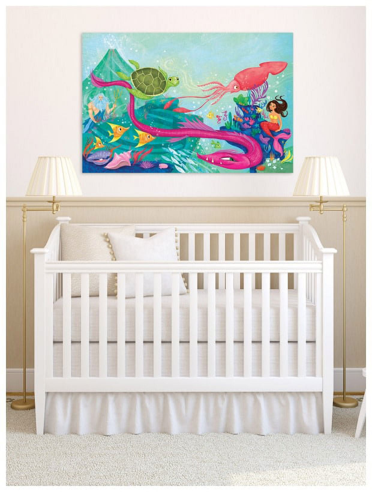 Marmont Hill "Sea Friends" by Curtis Painting Print on Canvas