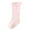 Pink, variant on ZQUUVOU Toddler Girls Boys Socks Thin Solid Color with Bow Baby Toddler Stockings Knee High Breathable Socks Green