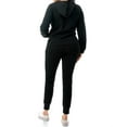 thumbnail image 5 of Women's Tracksuit Set 2 Piece Warm Fleece Lined Track Suits Outfits - Full Zip Hoodie Jogger Sweat Suits, 5 of 7