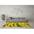 thumbnail image 3 of Ahgly Company Indoor Rectangle Abstract Yellow Modern Area Rugs, 5' x 7', 3 of 4