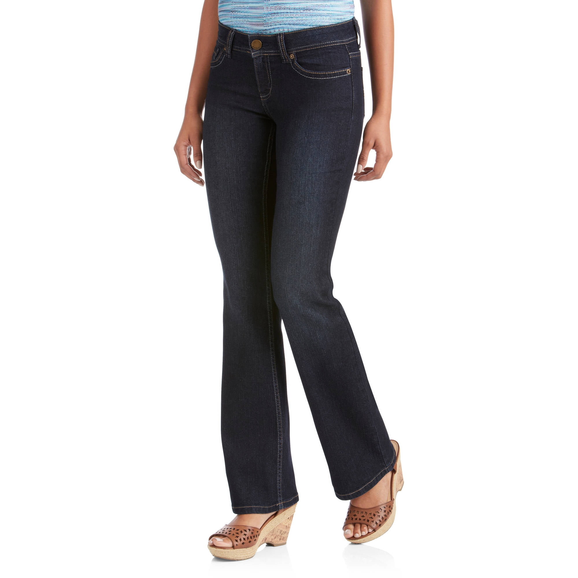 No Boundaries - Juniors' Essential Flare Jeans - Walmart.com - Walmart.com