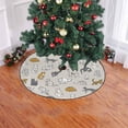 thumbnail image 2 of FMSHPON Cats Pattern Cartoon Xmas Christmas Tree Skirt Stand Mat for Holiday Party Decoration Indoor Outdoor 48 inches, 2 of 3