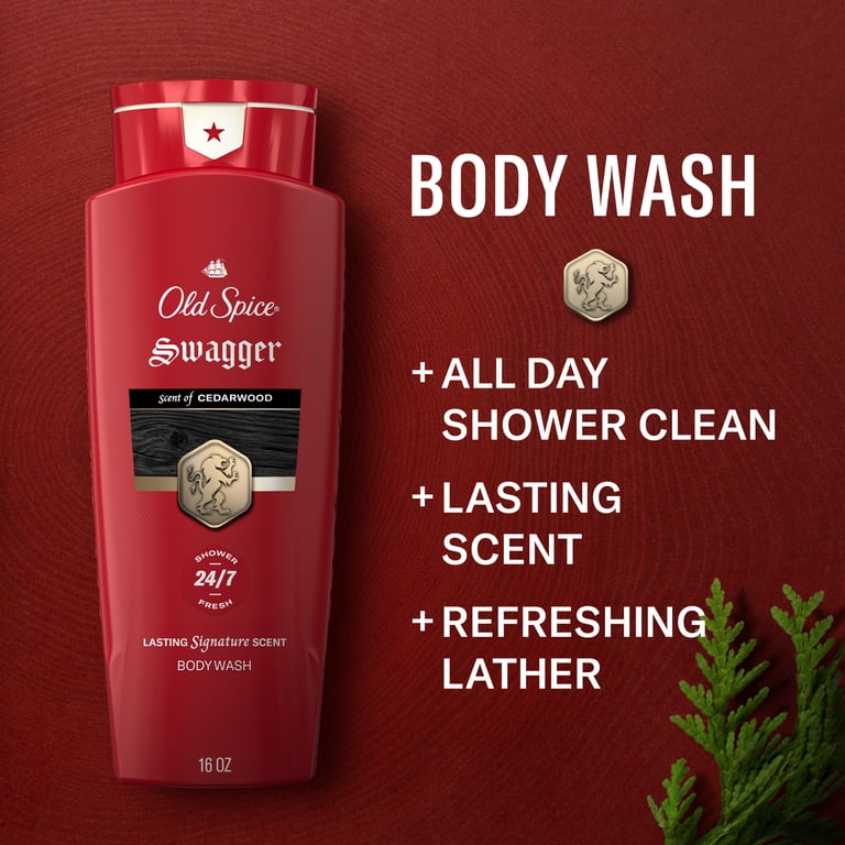 Old Spice, Body Wash, Red Zone Swagger Scent, 16 oz, Pack of 3