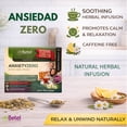 thumbnail image 5 of Betel Natural Anxietyzero Herbal Tea 24 Bags, Caffeine-Free Herbal Infusion with Ashwagandha, Valerian, Chamomile & Passion Flower, 5 of 5