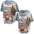 thumbnail image 3 of Santa is Coming Sphynx Merry Christmas Xmas Noel Truck Tree All Over Print 3D Baseball Shirt Cat Lover Kitten Owner Gifts Idea Softball Sport - 02023, 3 of 6