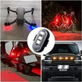 thumbnail image 4 of Koudindg 6PCS Wireless LED Strobe Lights with Remote Control, 8 Colors Rechargeable Anti-Collision Emergency Warning Lights for Car, Motorcycle, Bike, Drone, 4 of 7