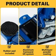 Ktaxon 3 Ton Floor Jack, Heavy Duty Hydraulic Floor Jack, 20 Max Lift, Blue