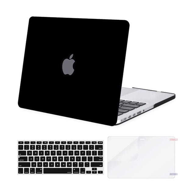 Funda MOSISO compatible con MacBook Pro Retina de 13 pulgadas, color negro
