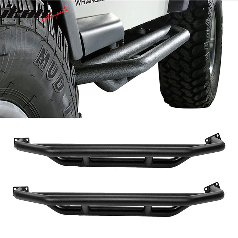 Compatible with 8706 Jeep Wrangler TJ YJ 2 Doors Nerf Bar Side Steps