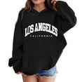 thumbnail image 2 of Los Angeles Hoodies for Boys Girls Kids Long Sleeve Casual Graphic Hooded Sweatshirt with Pockets Pullover Tops, 2 of 5