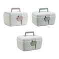 thumbnail image 3 of fastboy Large Plastic Storage Box With Portable For Easy Moving Distinguishing Nordic Green, 3 of 6