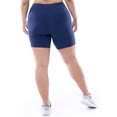 thumbnail image 2 of Athletic Works Women's Plus Size Core Active Dri-Works Bike Shorts, 2 of 7