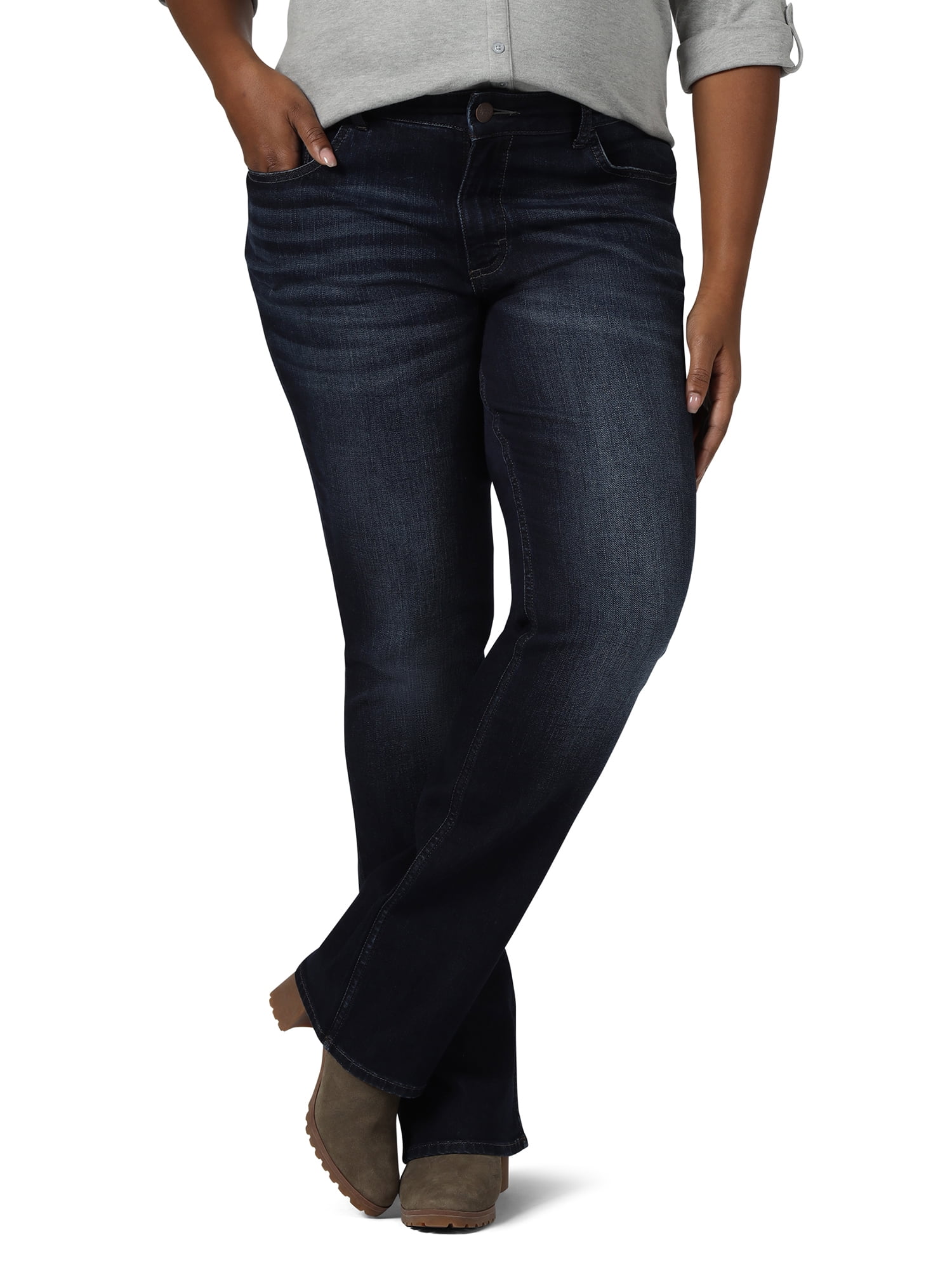 walmart riders by lee mid rise bootcut