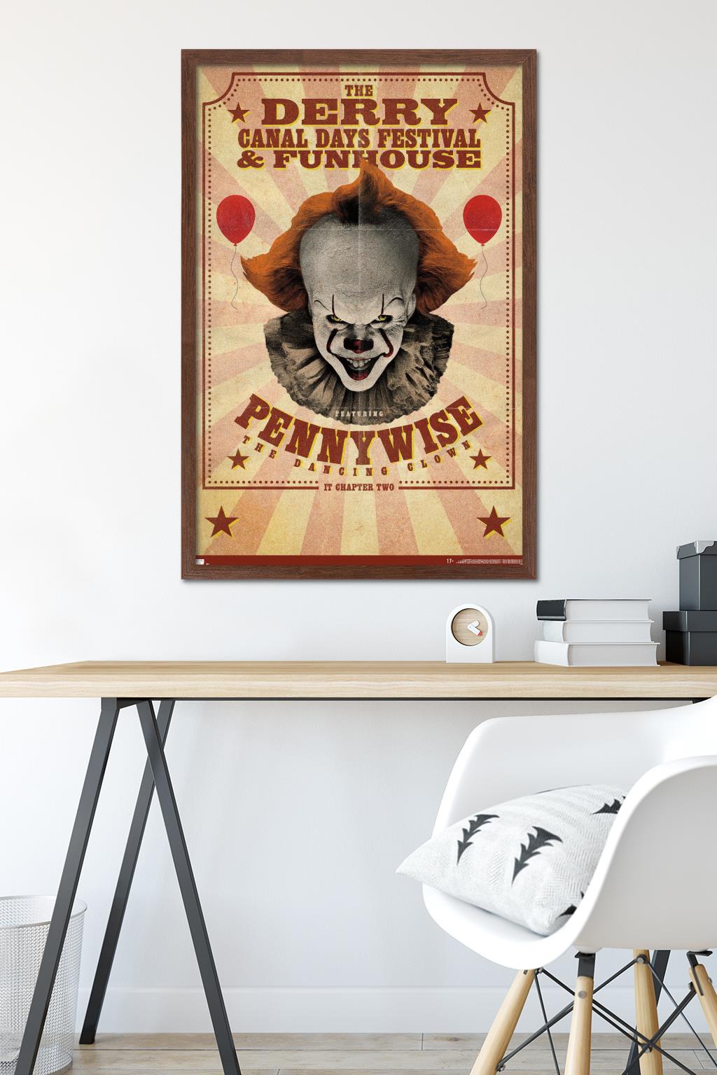 IT: Chapter 2 - Funhouse Wall Poster, 22.375" x 34", Framed