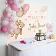 thumbnail image 4 of Teddy Bear Balloon Star Cloud Baby Shower Backdrop, 4 of 7