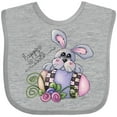 thumbnail image 3 of Inktastic Happy Easter Bunny Rabbit Boys Baby Bib, 3 of 4