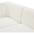 thumbnail image 6 of Meridian Furniture Alina Cream Velvet Modular Sofa, 6 of 17