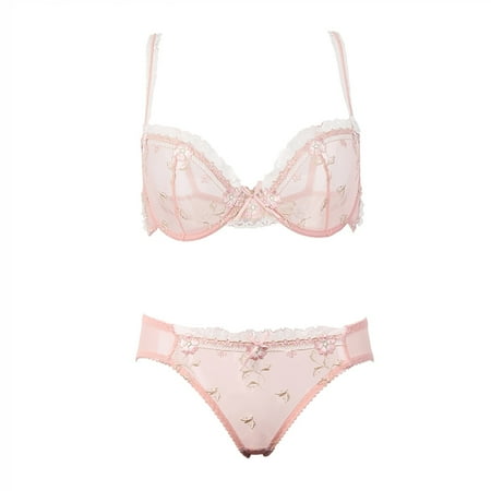 

Varsbaby Women s Bra and Panties Lingerie Sets See Through Underwear Set