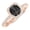 Rose Gold, variant on 1.25 to 2.25 Carat Classic Halo Style Cushion Shape Diamond Engagement Ring with a Black Diamond Center (Heirloom Quality) 14K Rose Gold 1.25 Carat Size: 5
