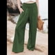 thumbnail image 4 of Pantalones Palazzo de para Mujer Verde S, 4 of 8