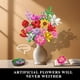 thumbnail image 4 of Building Block Toy PLAXSOON Flower Bouquet 1488 piezas, 4 of 7