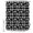 Black and White, variant on Grey White Leaves Shower Curtains for Bathroom, Spring Pastoral Rustic Botanical Waterproof Fabric Shower Curtain, Decorative Bathroom Curtain for Bathtub, 72"x72" , No Hooks Included