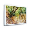 thumbnail image 3 of Designart 'Little Road in Deep Forest ' Traditional Framed Canvas Wall Art Print, 3 of 5