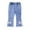 Pink-b, variant on Toddler Jeans Embroidered Girls Bell Bottom Jeans with Pockets High Waisted Wide Leg Jeans Kids Clothes Girls Size 3-4 Y