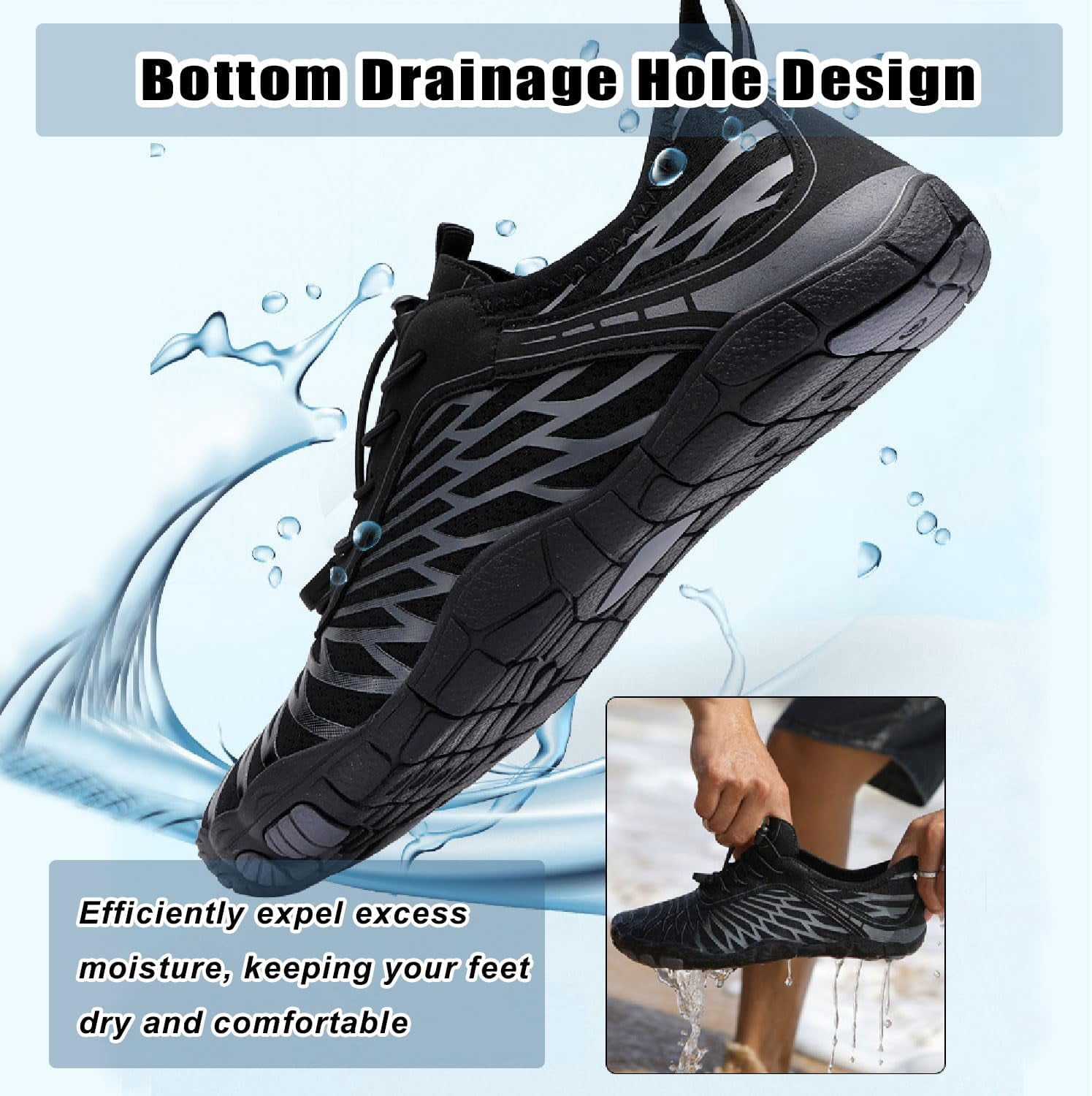 Hike Footwear Barefoot Shoes for Women Men, Pro Barefoot Shoes with Wide Toe Box for Hiking, Walking, Healthy & Non-Slip Lightweight Breathable Barefoot Shoes Unisex