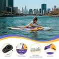 thumbnail image 7 of Quashley Wide Inflatable Stand up Paddle Board, 11 ft x 34 inch All-Around SUP Board with Paddle, Hand Pump, Backpack and Leash, 7 of 7