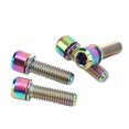 thumbnail image 3 of Mountain Bike Stem Screws, Small Portable Bike Stem  Screw Rustproof Ti Alloy Accurate Thread  For Mountain Bikes Colorful, 3 of 8