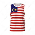 thumbnail image 2 of Malaysia Flag Men Basketball Sports Jersey Running Fitness Multifunction Sleeveless tshirt Exclusive Custom Name Nunber, 2 of 9