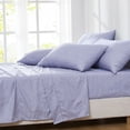 thumbnail image 3 of Lush Decor Retro Waves 6-Piece Bed Sheet Set, Violet Striped, Full, 3 of 11