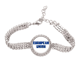 thumbnail image 1 of de la Unión Europea la integración del recinto Pulsera de tobillera de cadena de tenis, joyería de diamantes, 1 of 3
