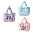 thumbnail image 2 of Bolso de mano de felpa con dibujos animados de Sanrio, Hello Kitten My Melody Kuromi, muñeca Kawaii, bolsos de hombro de felpa para niñas, 2 of 4