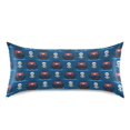 thumbnail image 3 of Haosy Satin Pillowcase for Hair and Skin Standard Cooling Silk Pillow Case with Envelope Closure Pirate Ship and Skull 20"x26", 3 of 9