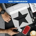 thumbnail image 5 of 20 Pcs Star Painting Stencils 5 Sizes Reusable Star Pattern Drawing Template Hollowed PET Graffiti Theme Decoration Templates for Painting on Wood Wall Floor Furniture White DIY, 5 of 7