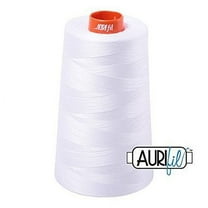 Aurifil Mako Cotton Thread Bright White 2024 Large Spool 50Wt 6452Yd
