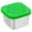 Green, variant on Stainless Steel Snack Box with Silicone Lid,Stackable Food Storage Containers,Multi-Purpose Snack Case,Small Seasoning Box,Home Office Travel Outdor Picnic Kitchen Fridge,3.03x3.03x2.04"
