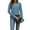 Blue, variant on Women's Casual Sweater Fall Winter Long Sleeve Jumper Shirts Female V Neck Casual Sweatshirt S-2XL