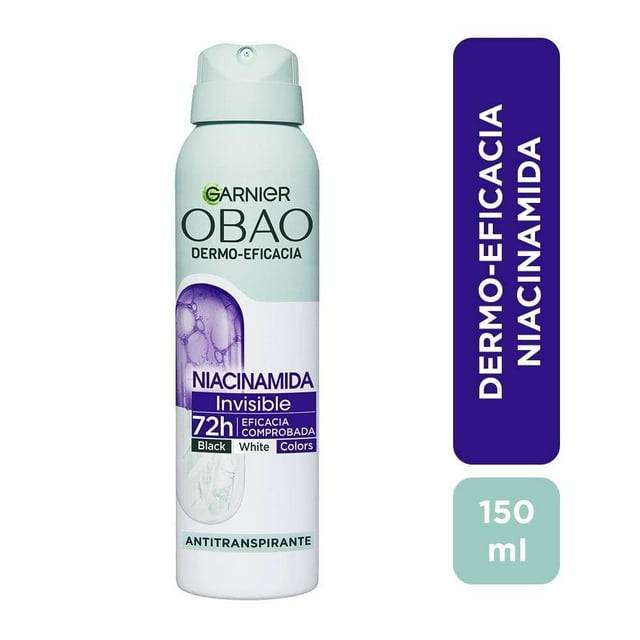 Antitraspirante Garnier Obao dermo eficacia aerosol niacinamida invisible 150 ml