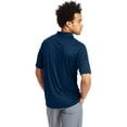 thumbnail image 3 of Hanes Cool DRI Men`s Sportshirt, 3XL, Navy, 3 of 3