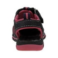 thumbnail image 4 of Rugged Bear Boy Closed,  Toe Toddler Sport Sandals,  Black Fuchsia, 9, 4 of 5