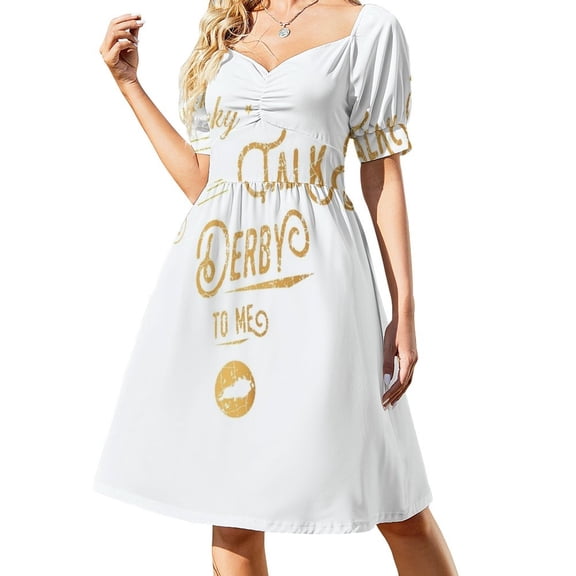 Kentucky talk derby to me Sleeveless Dress Women's summer dresses african dresses for woman elegant chic wedding evening dresses